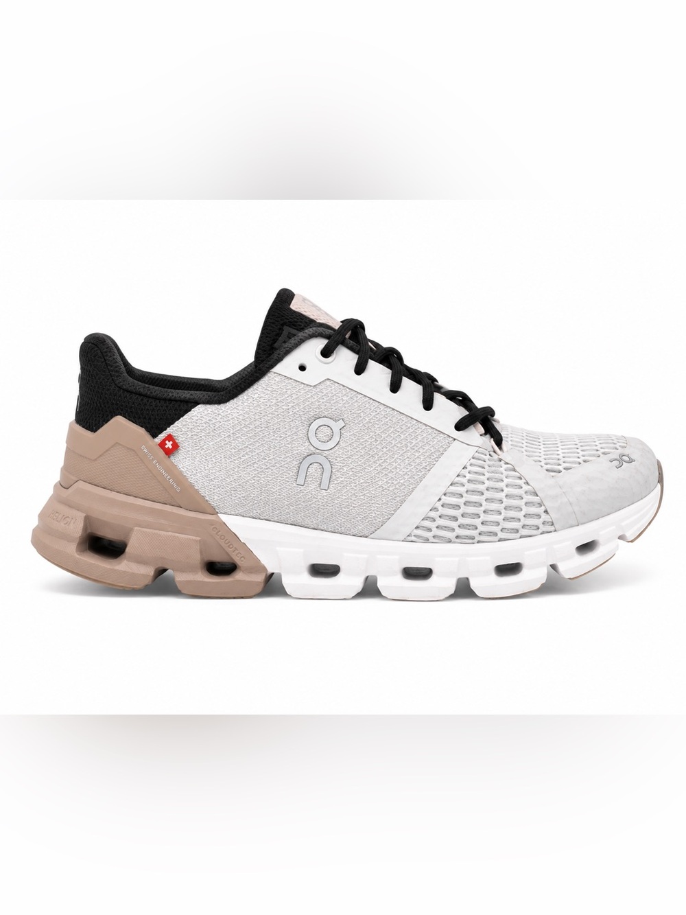 On Running Cloudstratus Frost and Sand Sneakers - Picture 2 of 3